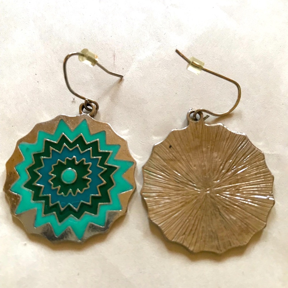 Turquoise Color Earrings
